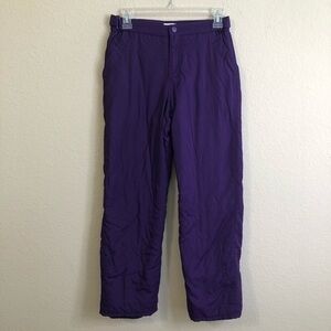 1989 Place Snowpants Purple Adjustable Waist Ski Pants Winter Weather Proof